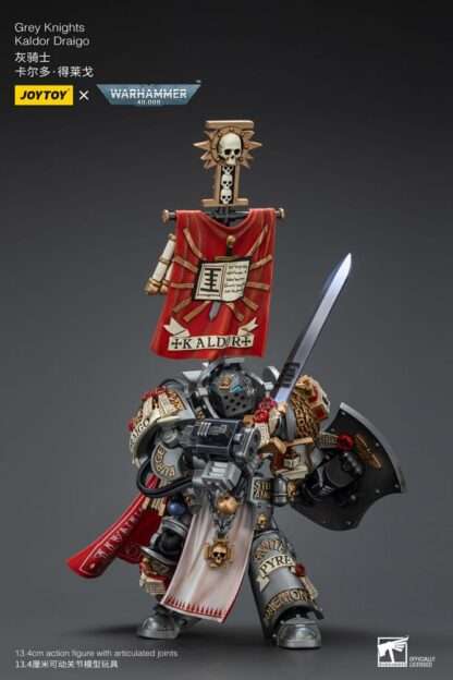 Warhammer 40k Actionfigur 1/18 Grey Knights Kaldor Draigo 14 cm – Bild 5