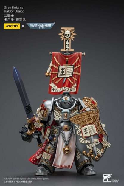 Warhammer 40k Actionfigur 1/18 Grey Knights Kaldor Draigo 14 cm – Bild 8