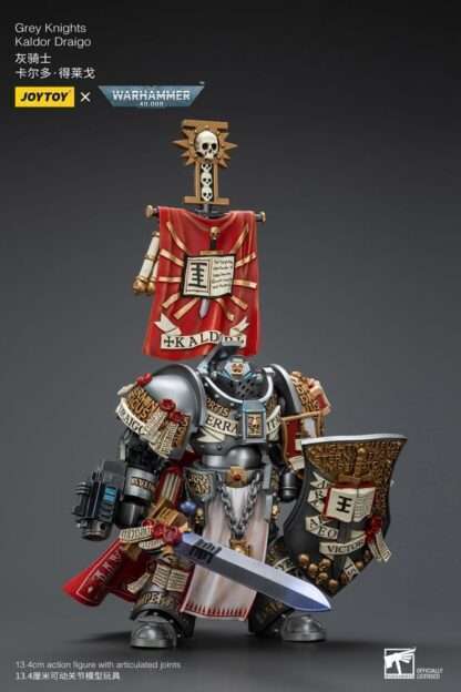 Warhammer 40k Actionfigur 1/18 Grey Knights Kaldor Draigo 14 cm – Bild 9