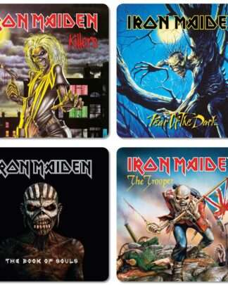 Iron Maiden Untersetzer Pack (4) - Beschädigte Verpackung