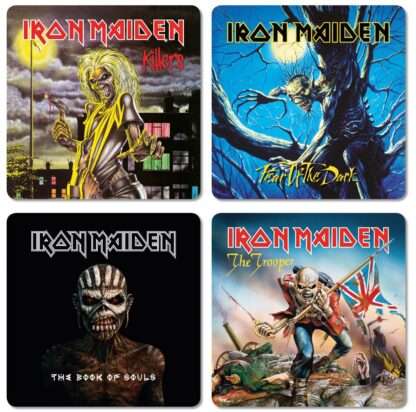 Iron Maiden Untersetzer Pack (4) - Beschädigte Verpackung