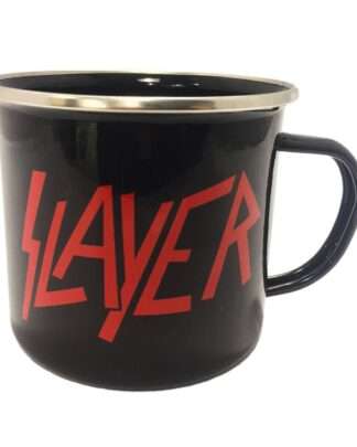 Slayer Emaille Becher Logo