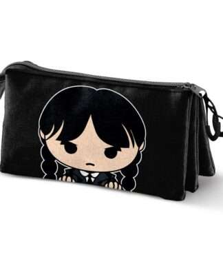 Wednesday Triple Federmäppchen Chibi Black