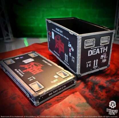 Death Rock Ikonz On Tour Road Case Statue & Bühnenhintergrund Set The Sound of Perseverance Tour 1998 – Bild 8