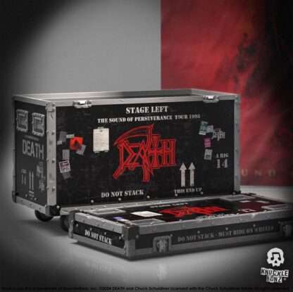 Death Rock Ikonz On Tour Road Case Statue & Bühnenhintergrund Set The Sound of Perseverance Tour 1998 – Bild 12