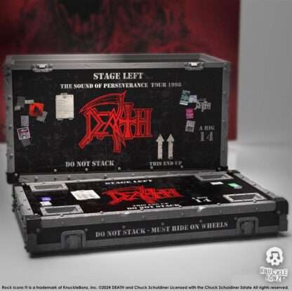 Death Rock Ikonz On Tour Road Case Statue & Bühnenhintergrund Set The Sound of Perseverance Tour 1998 – Bild 14