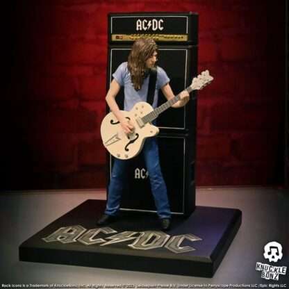 AC/DC Rock Iconz Statue Malcolm Young II 23 cm - Beschädigte Verpackung – Bild 10