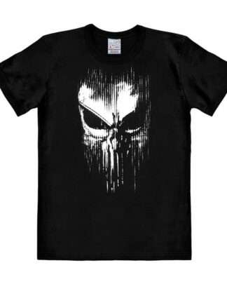 Marvel Easy Fit T-Shirt Punisher - Striped Skull