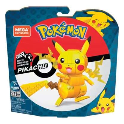 Pokémon Mega Construx Wonder Builders Bauset Pikachu 10 cm – Bild 2