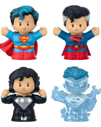 DC Comics Little People Collector Minifiguren 4er-Pack Superman: Through the Ages 7 cm