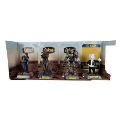 Fallout Movie Maniacs PVC Statuen 4er-Pack Lucy, Maximus, The Ghoul & Vault Boy 15 cm - Beschädigte Verpackung – Bild 3