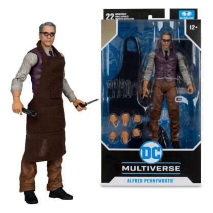 Batman v Superman: Dawn of Justice DC Multiverse Actionfigur Alfred Pennyworth 18 cm - Beschädigte Verpackung – Bild 5