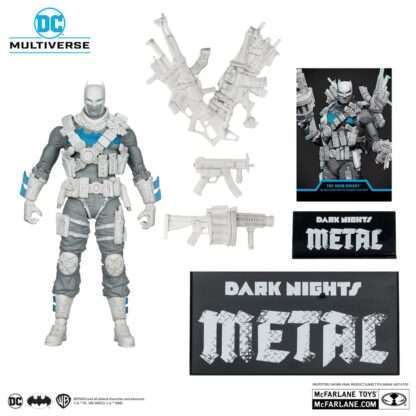 DC Multiverse Actionfigur The Grim Knight (Dark Nights Metal) (Black & White Accent Edition) (Gold Label) 18 cm – Bild 3