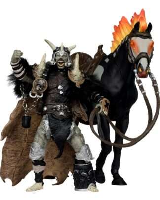 Spawn Actionfigur Bloodaxe mit Pferd (Spawn: The Dark Ages) (McFarlane Toys 30th Anniversary) (Gold Label) 18 cm