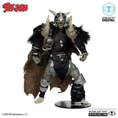 Spawn Actionfigur Bloodaxe mit Pferd (Spawn: The Dark Ages) (McFarlane Toys 30th Anniversary) (Gold Label) 18 cm – Bild 5