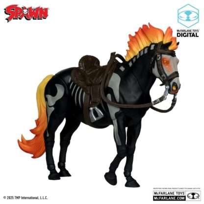 Spawn Actionfigur Bloodaxe mit Pferd (Spawn: The Dark Ages) (McFarlane Toys 30th Anniversary) (Gold Label) 18 cm – Bild 9