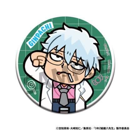 Gintama Metall Ansteck-Buttons 3-Z Ginpachi Sensei x Okawabukubu the Youth 5 cm Sortiment (16) – Bild 3