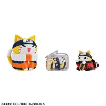 Naruto Shippuden Mega Cat Project Nyaruto! Sammelfiguren Good Night Nyaruto! 3 cm Sortiment (8) – Bild 9
