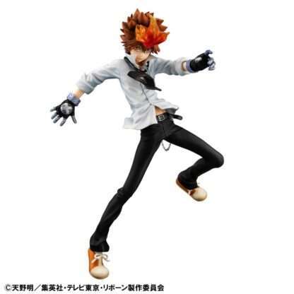 Katekyo Hitman Reborn! G.E.M. Serie PVC Statue Tsunayoshi Sawada & Kyoya Hibari & Reborn Set 21 cm – Bild 8