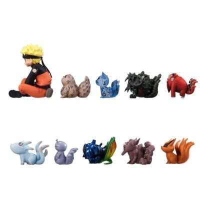 Naruto Shippuden Gaiden G.E.M. Serie PVC Statue Naruto Uzumaki & Biju Set 7 cm