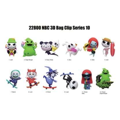 Nightmare Before Christmas PVC-Taschenanhänger Serie 10 Display (24)
