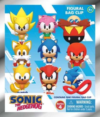 Sonic the Hedgehog PVC-Taschenanhänger Series 4 Display (24) – Bild 2