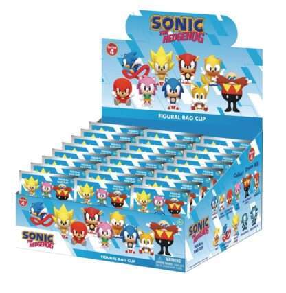 Sonic the Hedgehog PVC-Taschenanhänger Series 4 Display (24) – Bild 3