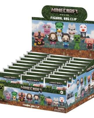 Minecraft 3D PVC-Taschenanhänger Serie 1 Display (24)
