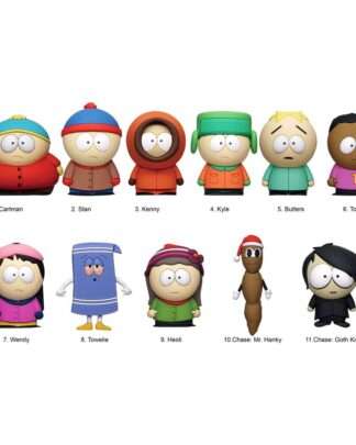 South Park 3D PVC-Taschenanhänger Series 1 Display (24)