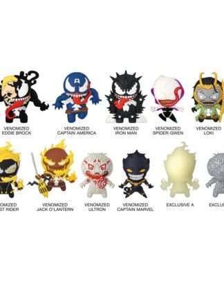 Venom 3D PVC-Taschenanhänger Series 1 Display (24)