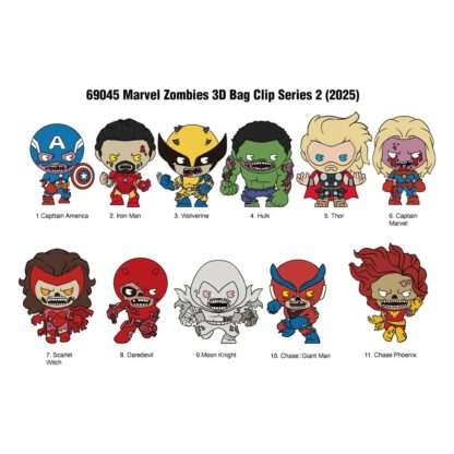 Marvel PVC-Taschenanhänger Serie 2 Zombies Display (24)