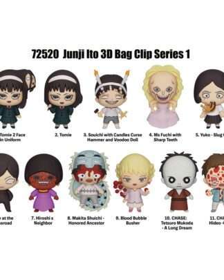 Junji Ito Collection PVC-Taschenanhänger Series 1 Display (24)