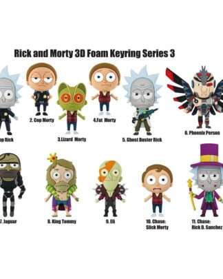 Rick and Morty PVC-Taschenanhänger Series 3 Display (24)