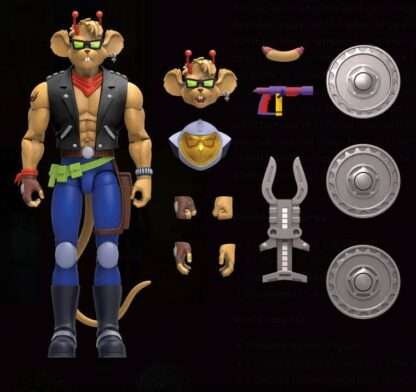 Biker Mice From Mars Actionfigur Throttle 18 cm - Stark beschädigte Verpackung – Bild 4