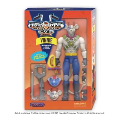Biker Mice From Mars Actionfigur Vinnie 17 cm - Beschädigte Verpackung – Bild 2