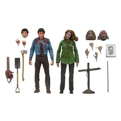 Tanz der Teufel Ultimate Actionfiguren 2er-Pack Bloody Ash & Cheryl Williams 18 cm – Bild 2