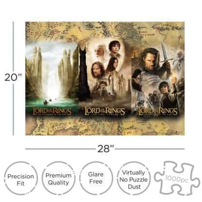Herr der Ringe Puzzle Triptych (1000 Teile) - Beschädigte Verpackung – Bild 2