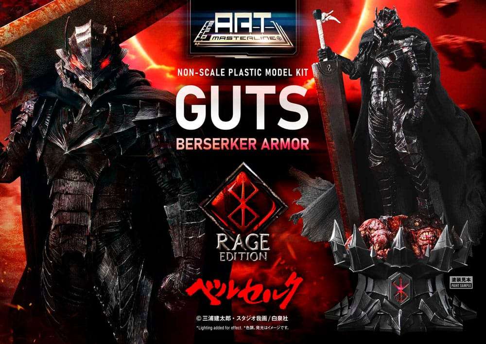 Berserk Build Art Masterline Plastic Model Kit Guts Berserker Armor Rage 30 cm – Bild 2