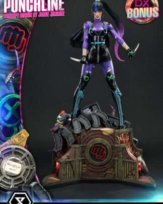 DC Comics Statue 1/3 Punchline Deluxe Bonus Version Concept Design by Jorge Jimenez 85 cm - Beschädigte Verpackung