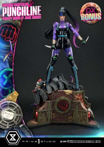 DC Comics Statue 1/3 Punchline Deluxe Bonus Version Concept Design by Jorge Jimenez 85 cm - Beschädigte Verpackung