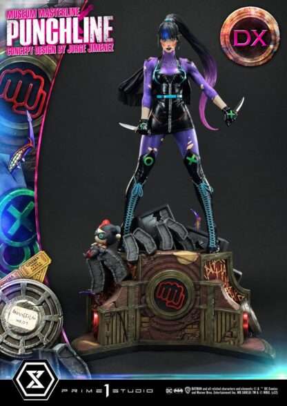 DC Comics Statue 1/3 Punchline Deluxe Bonus Version Concept Design by Jorge Jimenez 85 cm - Beschädigte Verpackung – Bild 8