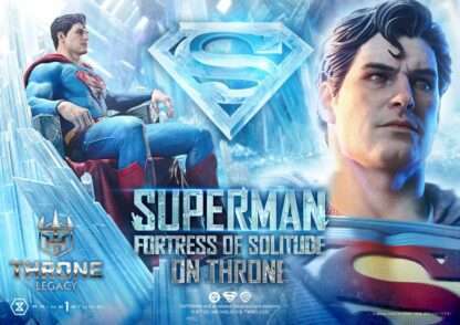 DC Comics Throne Legacy Collection Statue 1/4 Superman Fortress of Solitude on Throne (Design by Gabriele Dell'Otto) 52 cm – Bild 2