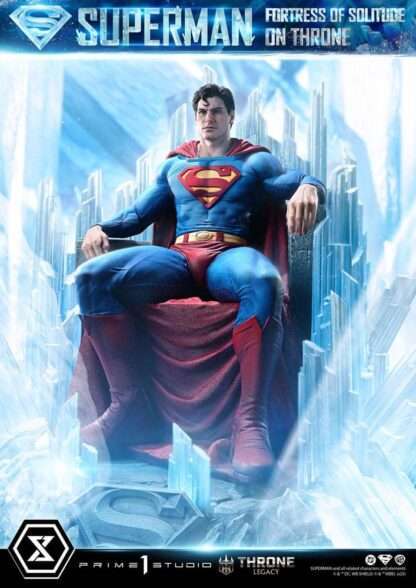 DC Comics Throne Legacy Collection Statue 1/4 Superman Fortress of Solitude on Throne (Design by Gabriele Dell'Otto) 52 cm – Bild 4