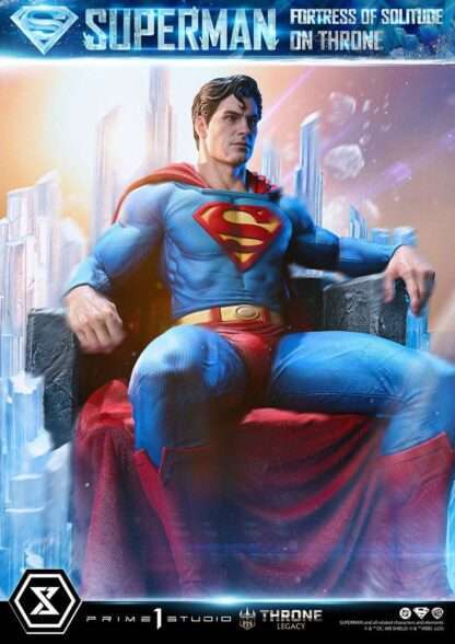 DC Comics Throne Legacy Collection Statue 1/4 Superman Fortress of Solitude on Throne (Design by Gabriele Dell'Otto) 52 cm – Bild 5