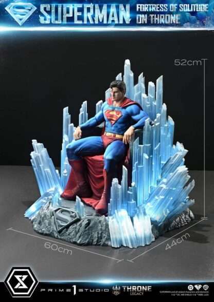 DC Comics Throne Legacy Collection Statue 1/4 Superman Fortress of Solitude on Throne (Design by Gabriele Dell'Otto) 52 cm – Bild 9