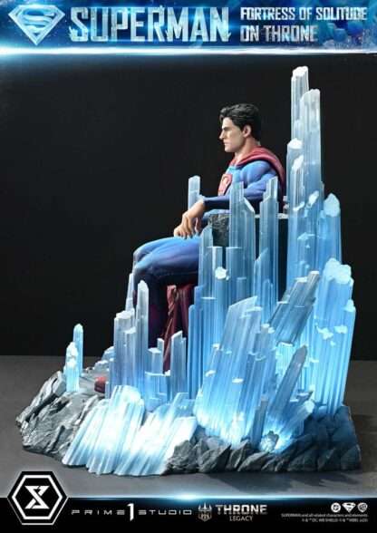 DC Comics Throne Legacy Collection Statue 1/4 Superman Fortress of Solitude on Throne (Design by Gabriele Dell'Otto) 52 cm – Bild 10