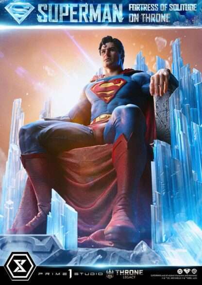 DC Comics Throne Legacy Collection Statue 1/4 Superman Fortress of Solitude on Throne (Design by Gabriele Dell'Otto) 52 cm – Bild 16