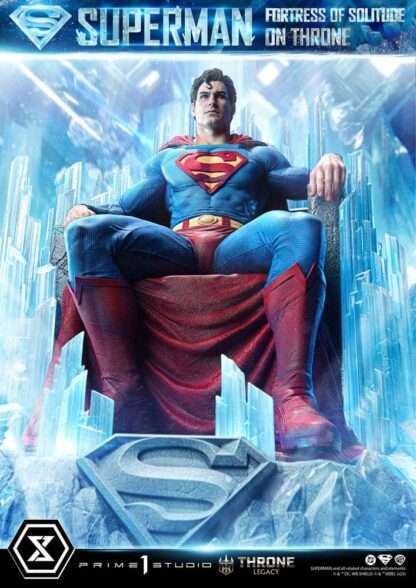 DC Comics Throne Legacy Collection Statue 1/4 Superman Fortress of Solitude on Throne (Design by Gabriele Dell'Otto) 52 cm – Bild 17