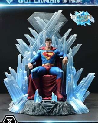 DC Comics Throne Legacy Collection Statue 1/4 Superman Fortress of Solitude on Throne (Design by Gabriele Dell'Otto) Ultimate Version 52 cm