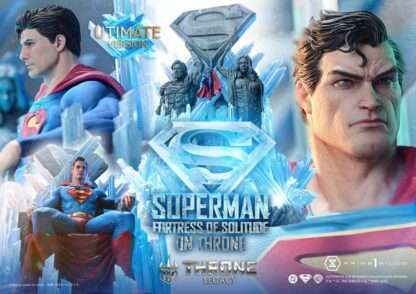 DC Comics Throne Legacy Collection Statue 1/4 Superman Fortress of Solitude on Throne (Design by Gabriele Dell'Otto) Ultimate Version 52 cm – Bild 2